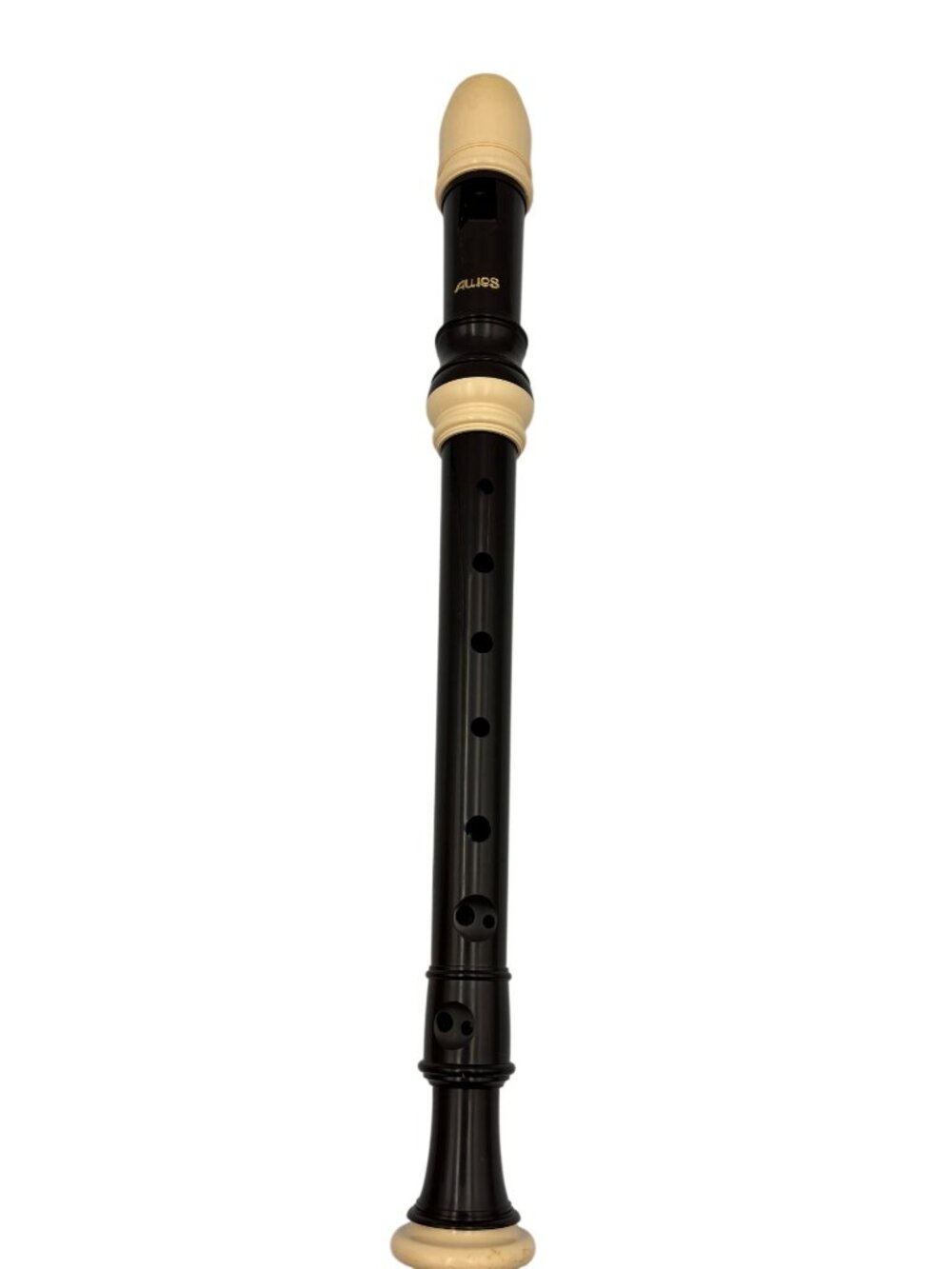 Aulos Soprano Recorder No. 203N E Black Beige Music Instrument Made In Japan
